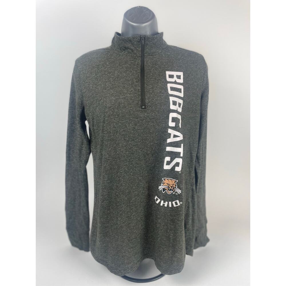Creative Apparel Concepts Ohio Bobcats Quarter Zip Pullover Women’s SIZE L